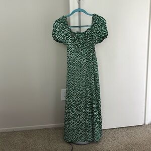Amazon M/L green dress
